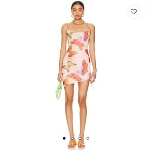 Harlow Mini Dress in Pink Multi
superdown